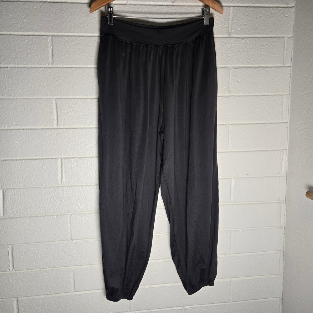 OFFLINE by Aerie Womens The Hugger Jogger Pants Black Large Balloon Harem Pocket